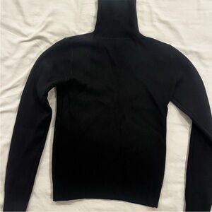 Elegant Black Turtleneck Sweater for Men